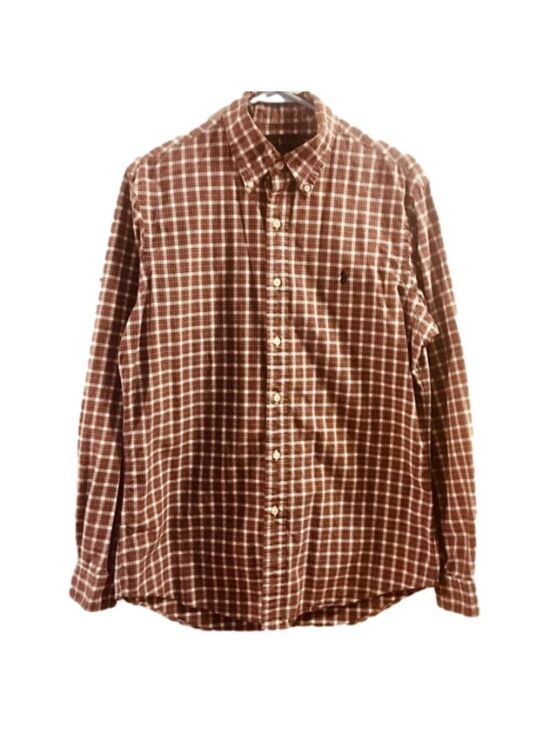 Ralph Lauren Other - Ralph Lauren Men Red White Green Plaid Button Down